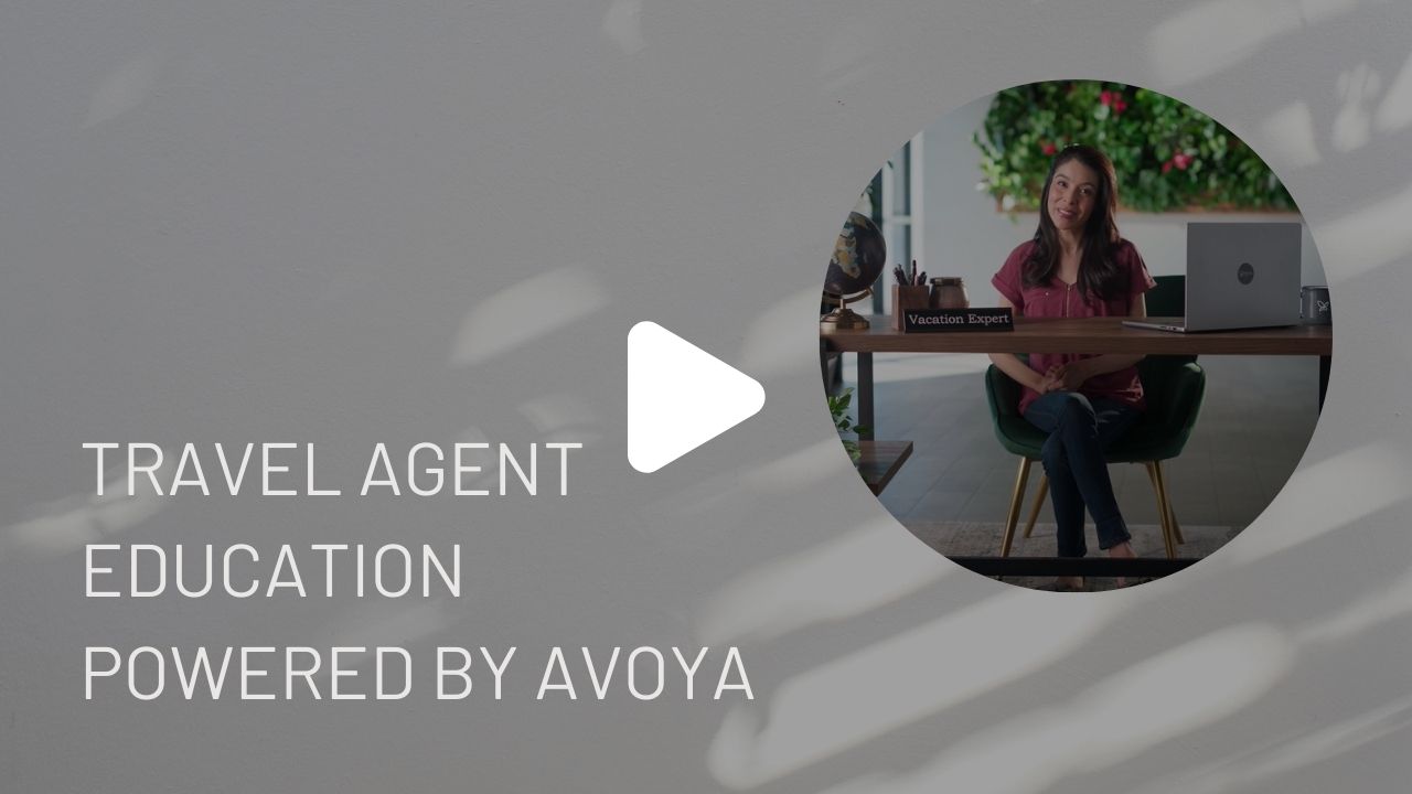 avoya travel agent education